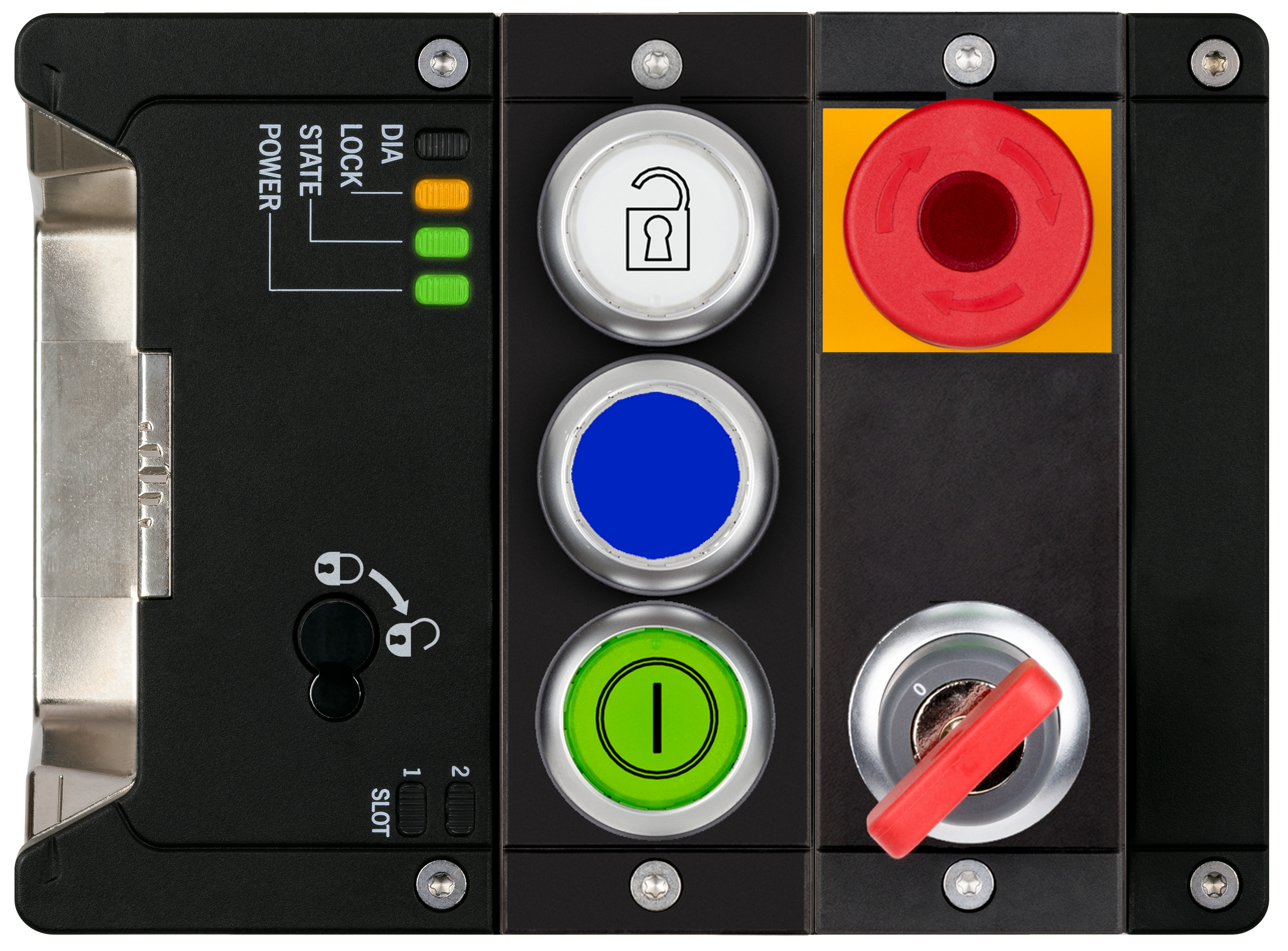 Locking modules MGB2-L1-MLI-U-YI7I8-CA-L-168724  (Order no. 168724)