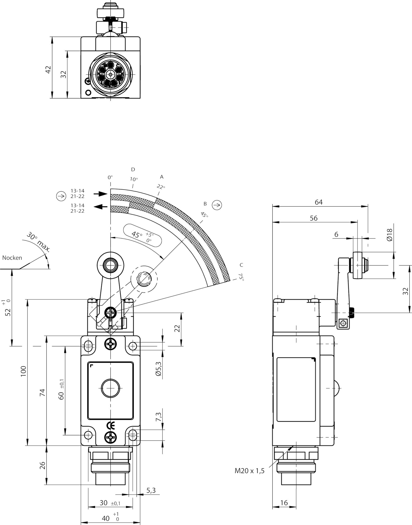 Plano de dimensiones