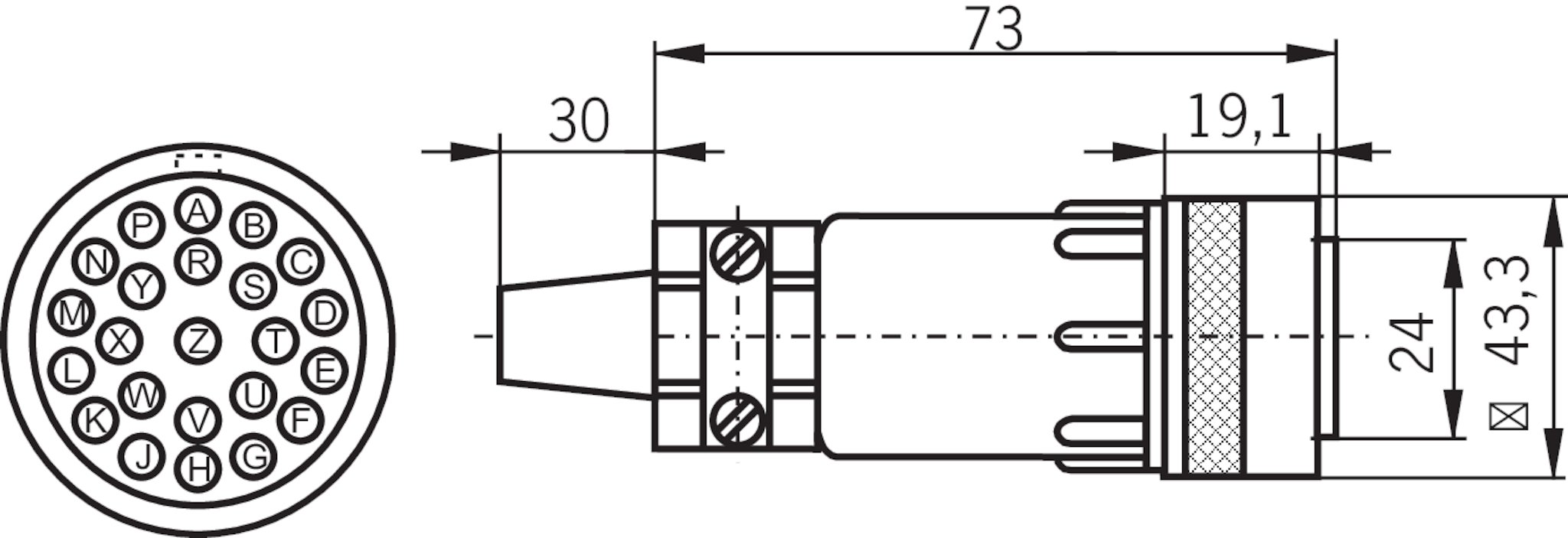 Plano de dimensiones