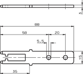 Plano de dimensiones