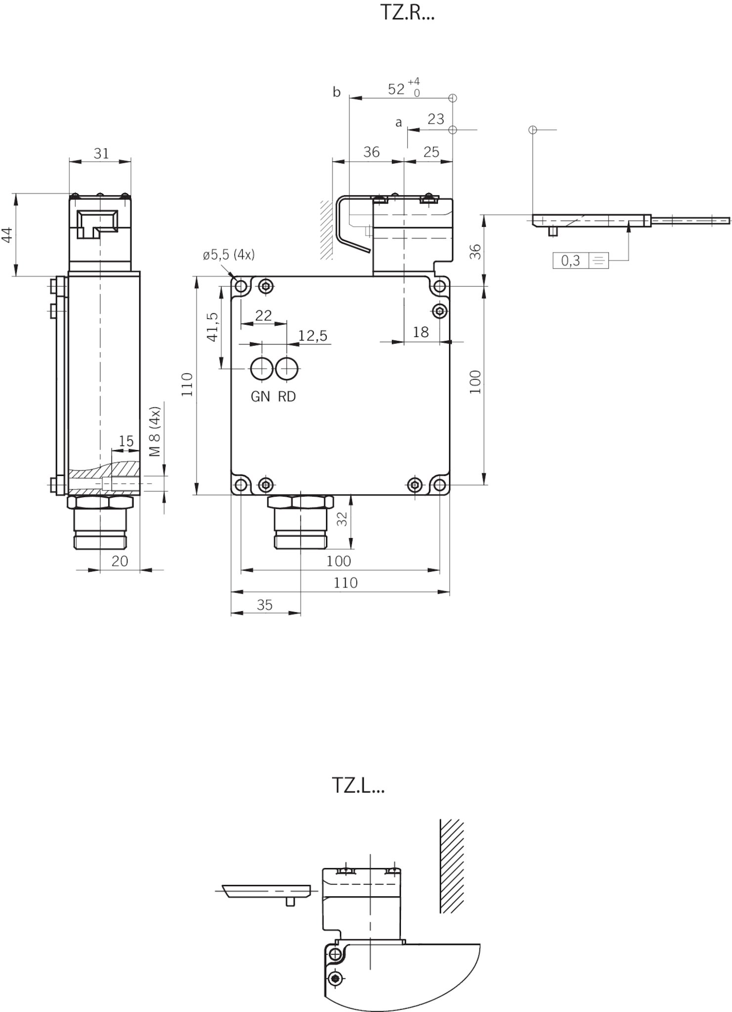 Plano de dimensiones