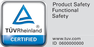 Zulassung TÜV Rheinland, BMPB mit ZG: Product Safety, Functional Safety