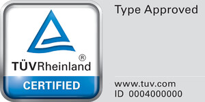 Zulassung TÜV Rheinland, BMPB mit ZG: Type Approved