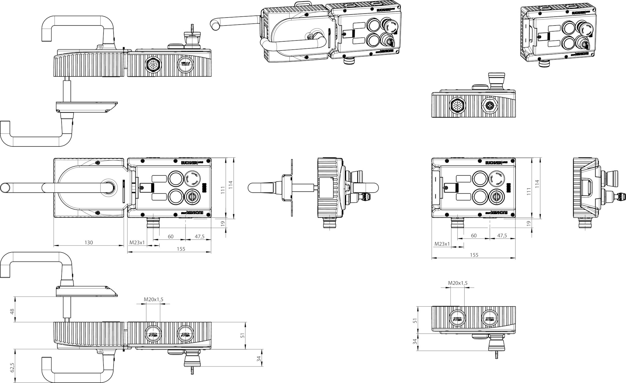 MGB-L2-APA-AC7A1-S1-L-110524 Locking module MGB-L2-APA.., (guard ...